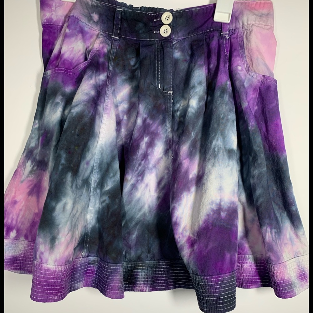 *Custom* Tie Dye, (self done) mossimo skirt M